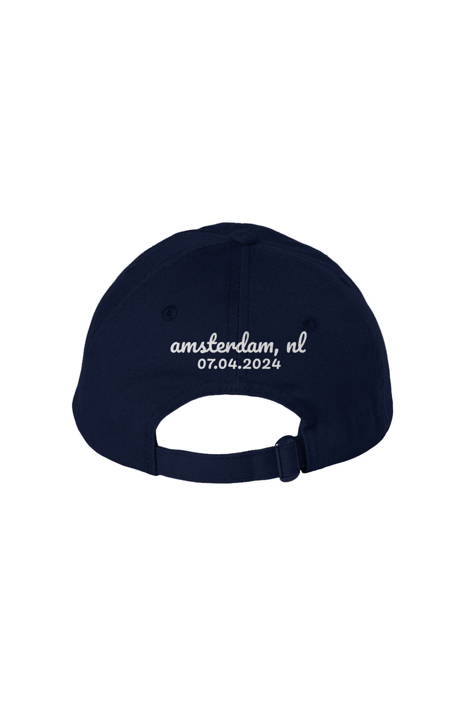 Embroidered Eras Tour Hat - Amsterdam, Netherlands 07.04.2024