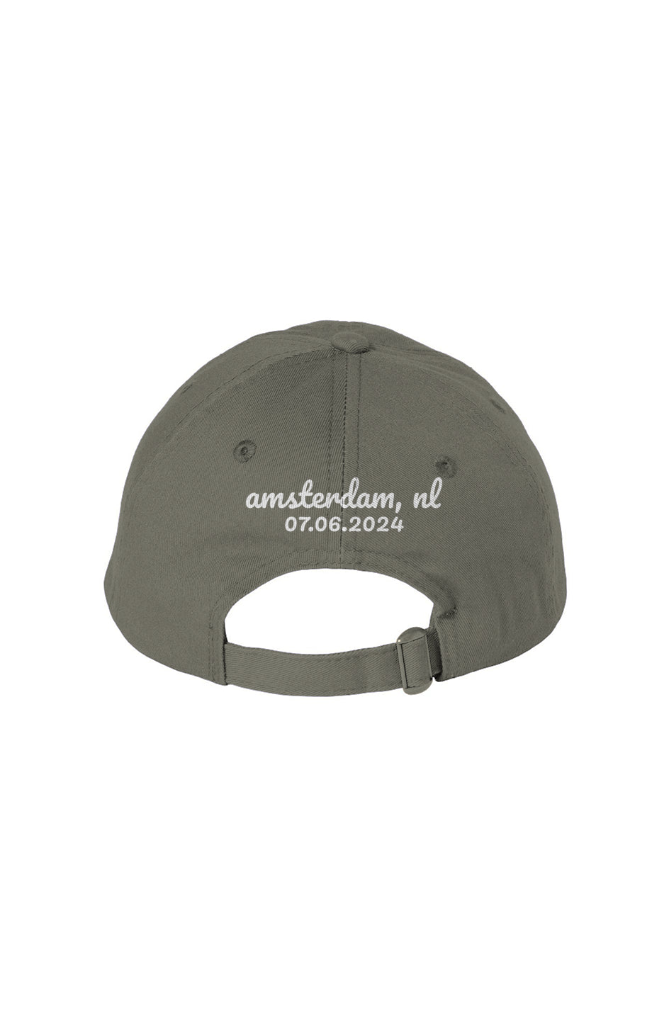 Embroidered Eras Tour Hat - Amsterdam, Netherlands 07.06.2024