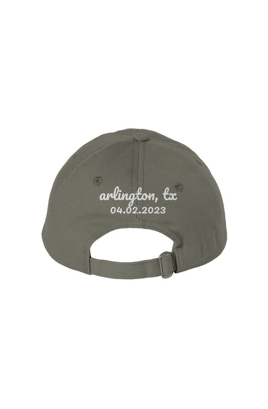 Embroidered Eras Tour Hat - Arlington, TX 04.02.2023