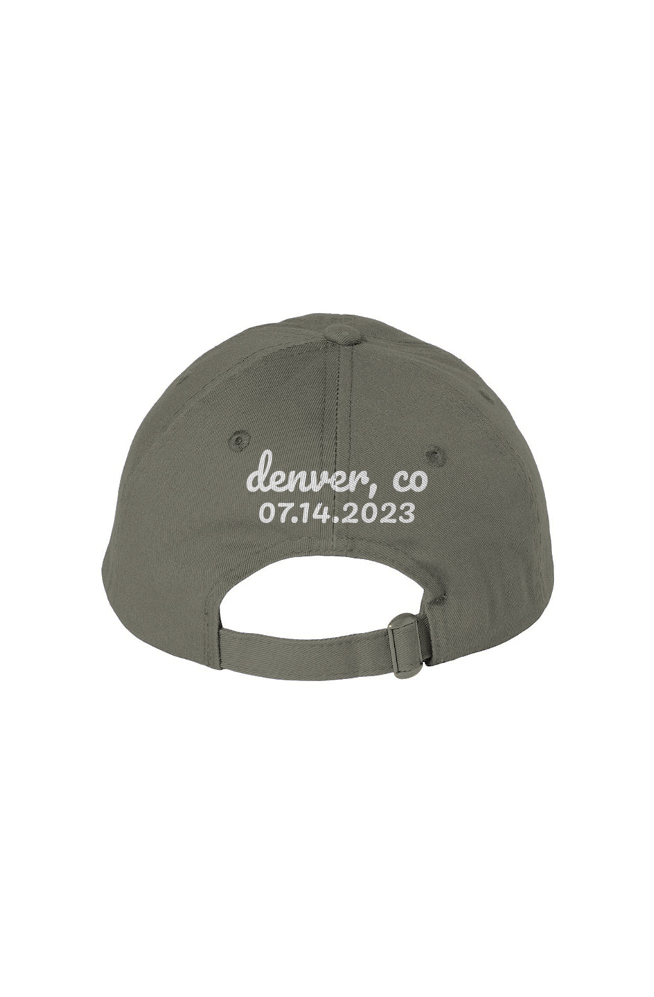 Embroidered Eras Tour Hat - Denver, CO 07.14.2023