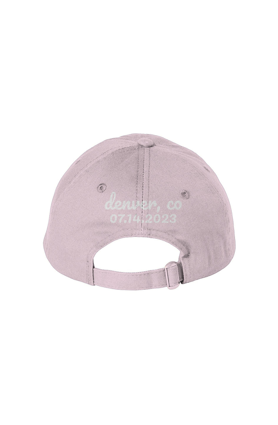 Embroidered Eras Tour Hat - Denver, CO 07.14.2023