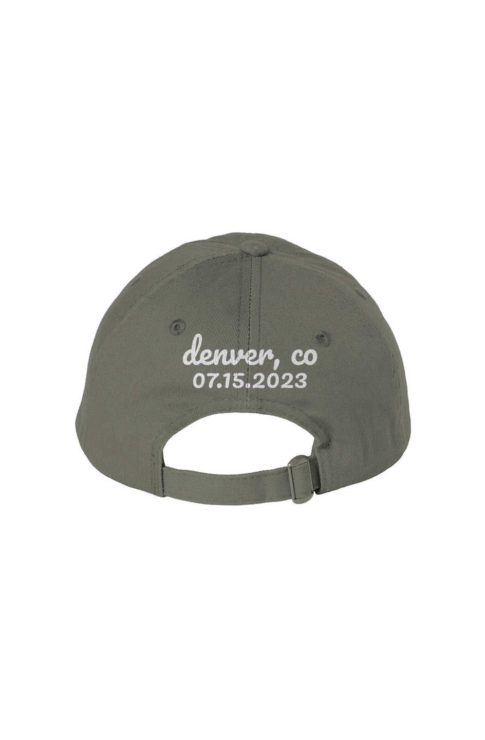 Embroidered Eras Tour Hat - Denver, CO 07.15.2023