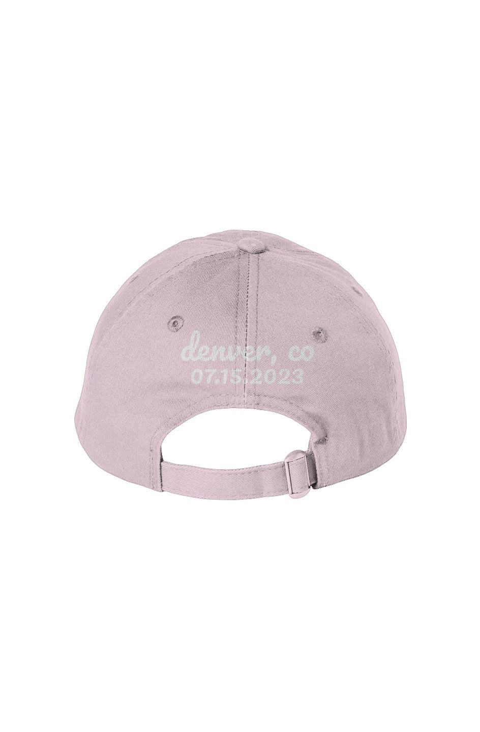 Embroidered Eras Tour Hat - Denver, CO 07.15.2023