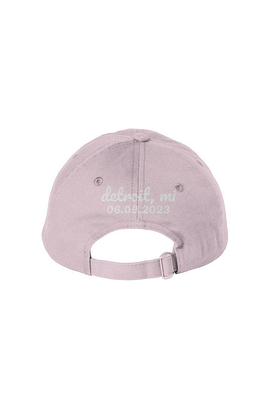 Embroidered Eras Tour Hat - Detroit, MI 06.09.2023