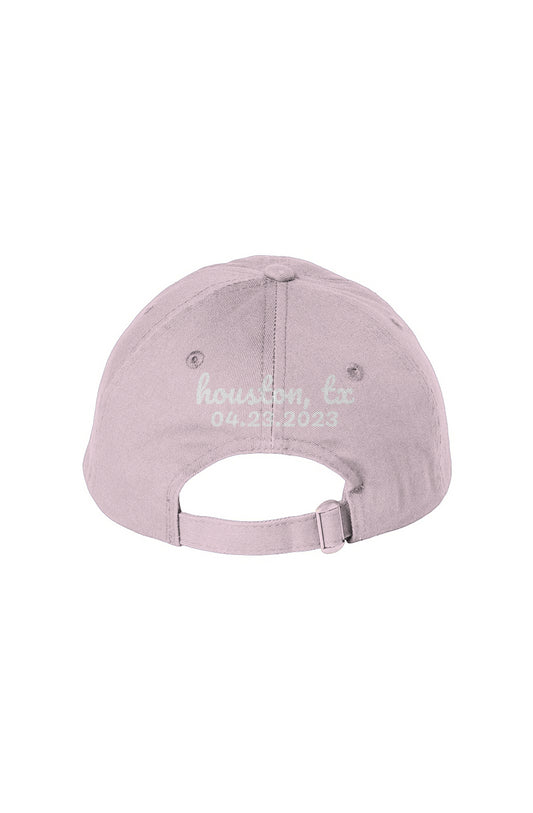 Embroidered Eras Tour Hat - Houston, TX 04.23.2023